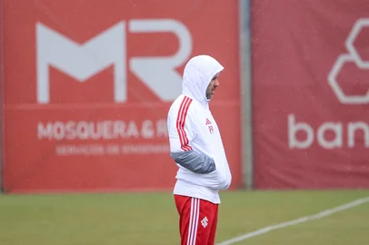 Ricardo Duarte / Inter,Divulgação Paulo Pezzolano em treino do Inter<!-- NICAID(16359746) -->