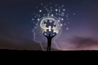 creative idea.Concept of idea and innovation / Creative idea for memory loss, dementia, Alzheimer's disease and mental health concept.Fonte: 244014043<!-- NICAID(14714846) -->
