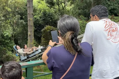 Gabriel Costa / Agencia RBS Turistas conhecem parques temáticos e a natureza do vrão da região das hortênsias<!-- NICAID(16205206) -->