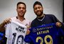 Neymar e Arthur trocam camisas após empate entre Santos e Grêmio: "Tuntz! Te amo"