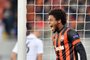 FC Shakhtar Donetsk's Luiz Adriano celebrates after scoring during the UEFA Champions League football match between FC Shakhtar Donetsk and FC BATE Borisov in Lviv on November 5, 2014. AFP PHOTO/ SERGEI SUPINSKY<!-- NICAID(10962440) -->