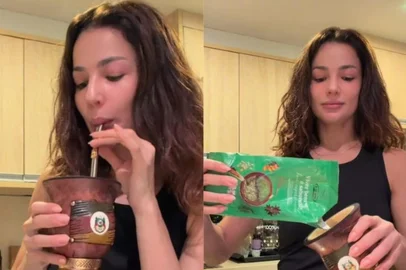Atriz compartilhou o preparo da bebida típica do sul do país e relatou sua experiência na cidade gaúcha<!-- NICAID(16352214) -->