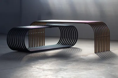 Banco e mesa de centro da gaúcha Mezas Design Co<!-- NICAID(15403937) -->