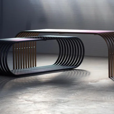 Banco e mesa de centro da gaúcha Mezas Design Co<!-- NICAID(15403937) -->