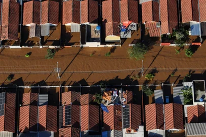 ELDORADO DO SUL, RS, BRASIL - 06/05/2024 - Cidade de Eldorado do Sul, na Região Metropolitana, atingida pela forte enchente. FOTO: DUDA FORTES, AGÊNCIA RBS<!-- NICAID(15756912) -->