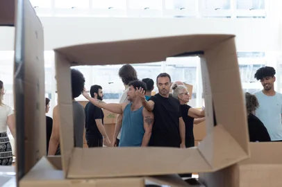 Ensaio dos alunos do “Ópera Estúdio – Curso de Formação Interdisciplinar para Cantores Líricos e Pianistas Correpetidores”, da apresentação Experimentos Poéticos, espetáculo baseado nas canções de câmara de Giacomo Puccini<!-- NICAID(15896463) -->
