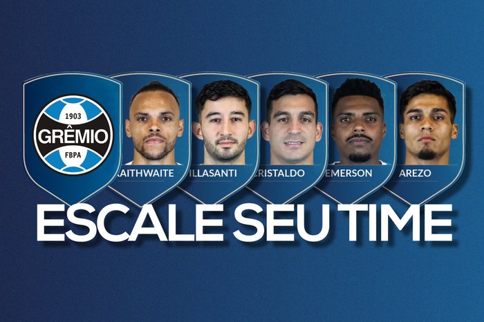 Arte sobre fotos de divulgação / Grêmio