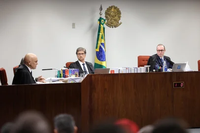 BRASILIA, DF, BRASIL - 26/03/2025 - Julgamento que pode tornar Jair Bolsonaro réu segue nesta quarta-feira. FOTO: ANTONIO AUGUSTO, STF, DIVULGAÇÃO<!-- NICAID(16003704) -->