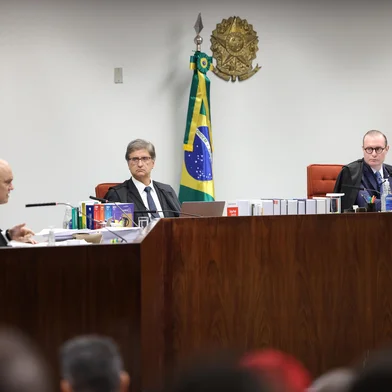 BRASILIA, DF, BRASIL - 26/03/2025 - Julgamento que pode tornar Jair Bolsonaro réu segue nesta quarta-feira. FOTO: ANTONIO AUGUSTO, STF, DIVULGAÇÃO<!-- NICAID(16003704) -->