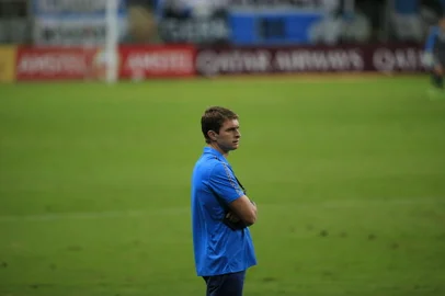 PORTO ALEGRE, RS, BRASIL - 22.04.2021 - O Grêmio recebe o La Equidad-COL pela fase de grupos da Copa Sul-Americana. (Foto: André Ávila/Agencia RBS)<!-- NICAID(14764610) -->
