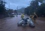 Barra do Rio Azul fica embaixo d'água e soma 250 desalojados após enchente dos rios Paloma e Azul
