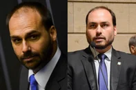Eduardo e Carlos Bolsonaro serão testemunhas do núcleo 2 da trama golpista<!-- NICAID(16069358) -->