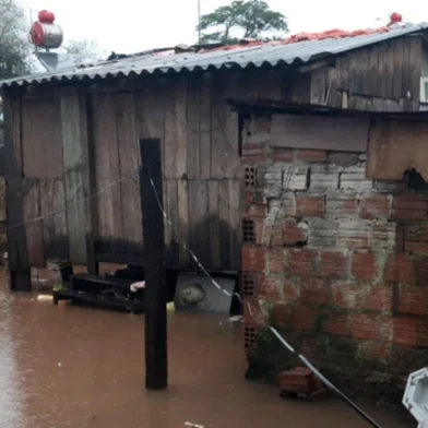 Enchente em Cachoeira do Sul, na Região Central<!-- NICAID(16083770) -->