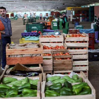 PORTO ALEGRE, RS, Brasil, 17.07.24: Como está a Ceasa com 1 mês de sua reinauguração após a enchente. Fotos: Duda Fortes / Agencia RBS<!-- NICAID(15816408) -->