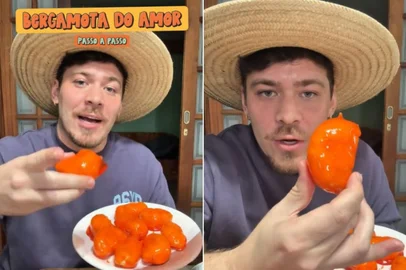 A febre do Morango do Amor, doce empanado e caramelizado que viralizou nas redes sociais nos últimos dias, acaba de ganhar uma nova e curiosa versão de uma velha conhecida dos gaúchos: a Bergamota do Amor. <!-- NICAID(16087492) -->