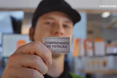Rede de fast food dará lanche de graça para eleitores do 1° turno<!-- NICAID(15884157) -->