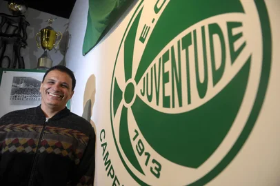 CAXIAS DO SUL, RS, BRASIL, 19/06/2013. Mario Maguila, ex atacante do Juventude.  (Juan Barbosa/Pioneiro)Indexador: JUAN BARBOSA                    <!-- NICAID(9493527) -->