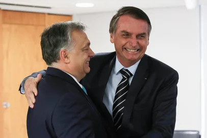 (Brasília - DF, 02/01/2019) Presidente da República, Jair Bolsonaro durante audiência com Viktor Orban, Primeiro Ministro da Hungria.Foto: Marcos Corrêa/PR/DivulgaçãoIndexador: Marcos Correa<!-- NICAID(15715372) -->