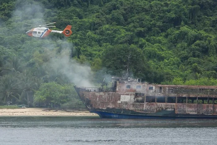 Foto por HANDOUT / PHILIPPINE COAST GUARD (PCG) / AFP Foto por HANDOUT / PHILIPPINE COAST GUARD (PCG) / AFP