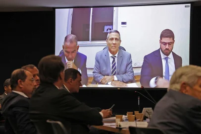 BRASÍLIA, DF, BRASIL, 10-06-2025: O general Walter Braga Netto, ex-ministro chefe da Casa Civil, em interrogatórios dos réus da Ação Penal (AP) 2668, na primeira turma do STF. Foto: Antonio Augusto/STF<!-- NICAID(16056787) -->