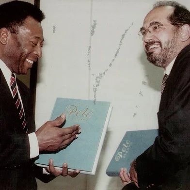 Rei Pelé e Gilmar Mendes, STF