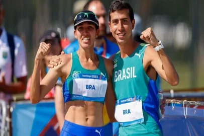 Viviane Lyra, Caio Bonfim, atletismo