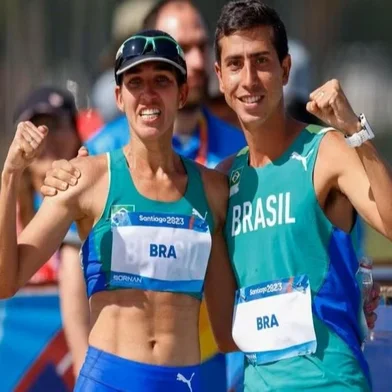 Viviane Lyra, Caio Bonfim, atletismo