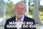 Lula posta vídeo de Dia das Mães com mensagem especial para gaúchas.<!-- NICAID(15761918) -->
