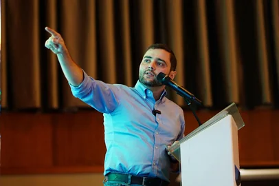 Vice-governador Gabriel Souza em Passo Fundo.<!-- NICAID(16137894) -->