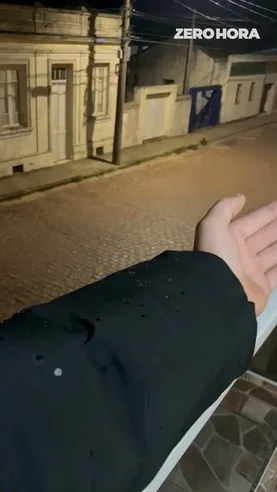 Chuva congelada em Pinheiro Machado