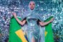 Beyonce posta fotos com a bandeira do Brasil após breve aparição em Salvador<!-- NICAID(15632909) -->