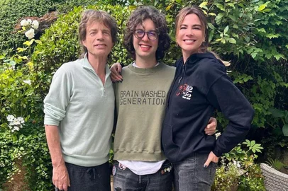 Luciana Gimenez parabeniza Mick Jagger pelos 80 anos<!-- NICAID(15493052) -->