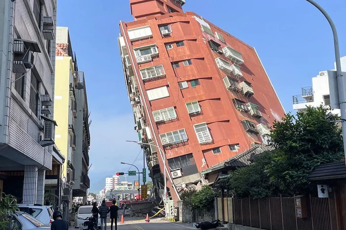 Epicentro se situou a 18 quilômetros ao sul da cidade de Hualien, com uma profundidade de 34,8 quilômetros - Foto: CNA / AFP / Divulgação