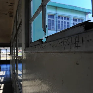 CAXIAS DO SUL, RS, BRASIL, 16/02/2023. A reportagem visitou o Instituto de Educação Cristóvão de Mendoza para conferir a estrutura da escola da rede estadual para o início do período letivo de 2023. (Bruno Todeschini/Agência RBS)Indexador: BTK<!-- NICAID(15351416) -->