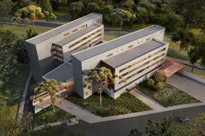 Render do Pompéia Pryme, novo hospital em Canela. <!-- NICAID(16101492) -->