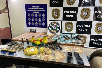 Foragido suspeito de tráfico é preso e brasileira é resgatada de cárcere em Rivera, no Uruguai - Foto: Polícia Civil RS/Divulgação<!-- NICAID(15382519) -->