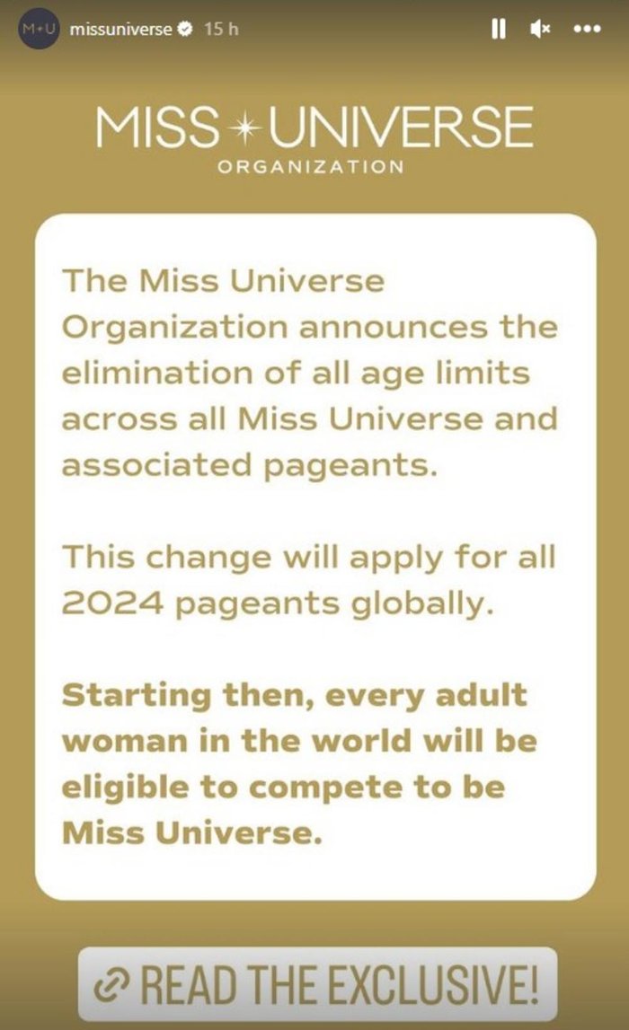 @Missuniverse Instagram / Reprodução