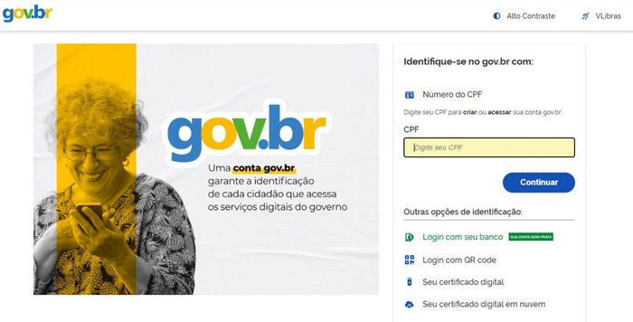 Gov.br / Reprodução Gov.br / Reprodução