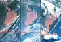 Imagens de satélite mostram mancha de sedimentos no Guaíba e na Lagoa dos Patos