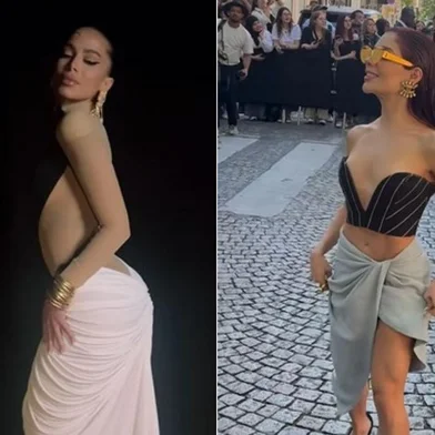 Anitta e Gkay marcam presença na abertura da temporada de moda outono/inverno 2024, em Paris.<!-- NICAID(15796882) -->
