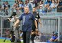 "Nunca é para o lado do interior", reclama técnico do Caxias sobre arbitragem contra o Grêmio
