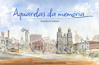 Aquarelas da Memória livro com desenhos de o Fundo<!-- NICAID(15786107) -->