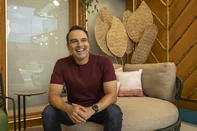 Tadeu Schmidt (Apresentador).Indexador: Fabio Rocha/TVGlobo<!-- NICAID(15951139) -->