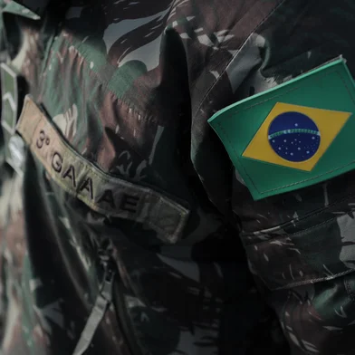 CAXIAS DO SUL, RS, BRASIL (29/06/2021)Major Hamilton Mello Vieira (subcomandante do 3 GAAAe) e Capitão Sebastião Medeiros Junior falam sobre o Alistamento Militar em Caxias do Sul. (Antonio Valiente/Agência RBS)<!-- NICAID(14820935) -->