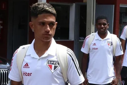 Gustavo Maia jogador do São Paulo. Foto: São Paulo / Divulgação<!-- NICAID(14564809) -->