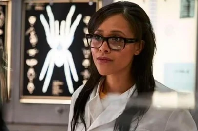 Atriz Tanya Fear em "Doctor Who"<!-- NICAID(14888335) -->
