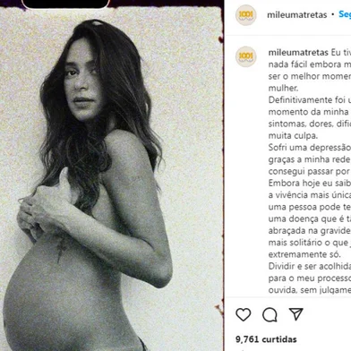 Thaila Ayala fala sobre depressão durante gravidez: "Um dos piores momentos da minha vida"<!-- NICAID(15173036) -->