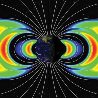 In 1958, Dr. James Van Allen discovered a collection of high-energy particle clouds within 40,000 kilometers of Earth. These belts have long been known as “bad news” for satellites and astronauts, with potentially deadly consequences if too much time is spent within them. Apollo astronauts travelled through some of these belt regions because the orbit of the moon lies along the fastest line-of-travel from Earth. A one-page teacher guide accompanies the one-page assignment.<!-- NICAID(15867750) -->