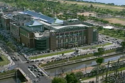 Shopping Praia de Belas e Avenida Ipiranga em 1991<!-- NICAID(15699119) -->