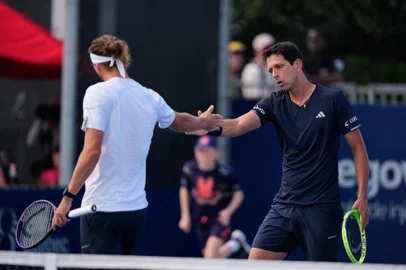 Mathieu Belanger / Divulgação/Tennis Canada Marcelo Melo, Alezander Zverev, tênis